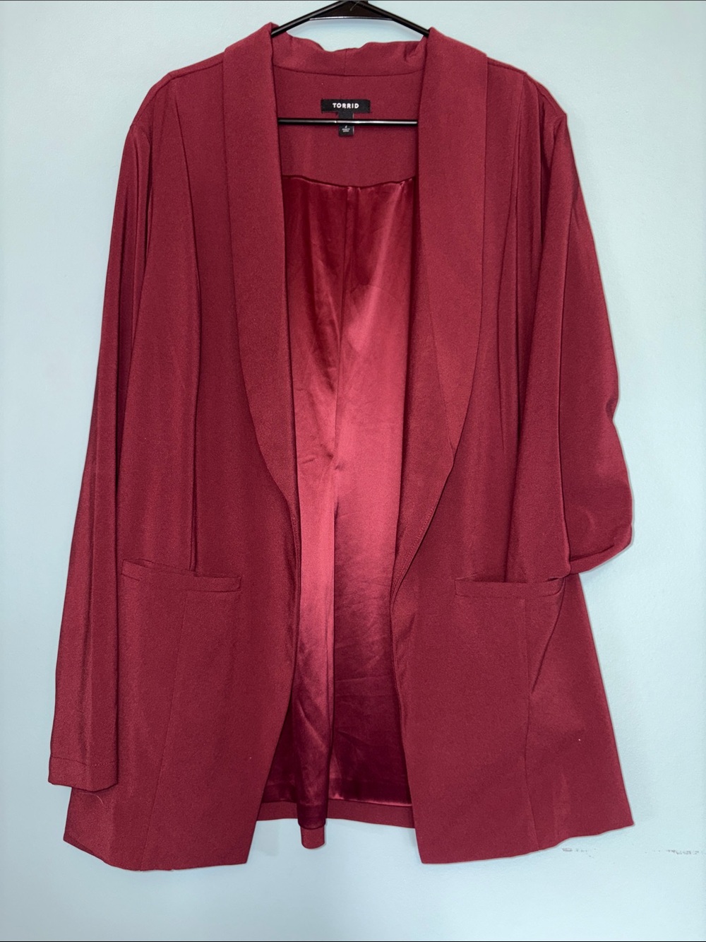 2XL TORRID open-front blazer - EUC - AS IS